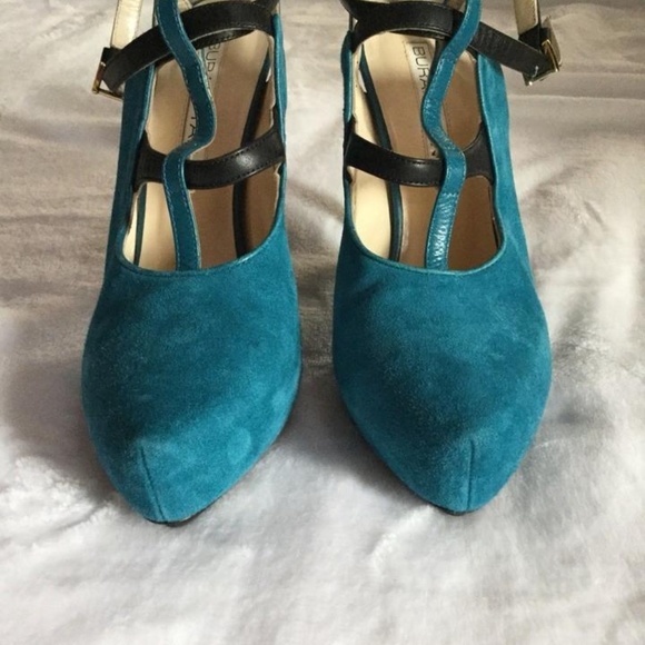 Burak Uyan Teal Sandals - Picture 2 of 3